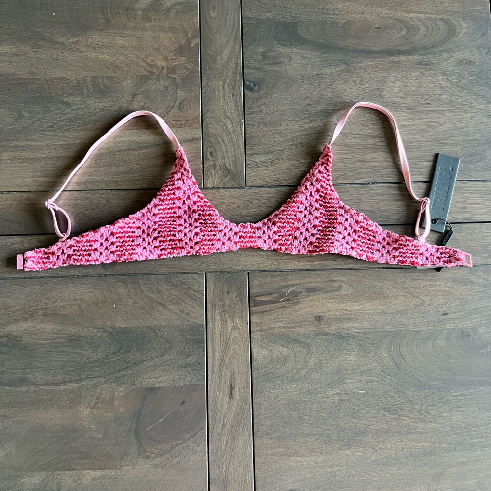 Triangle Crochet Swim Top